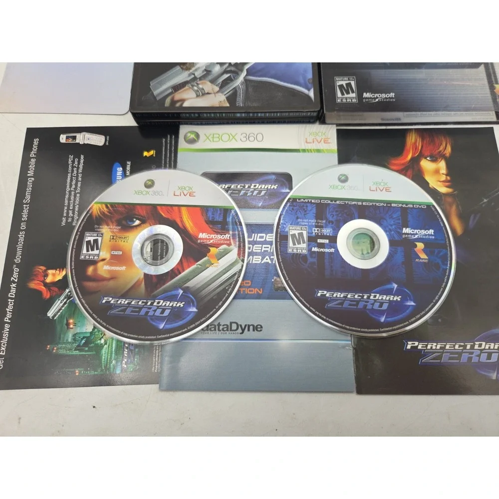 Perfect Dark Zero --Limited Collector's Edition Xbox 360 CIB Tested Working